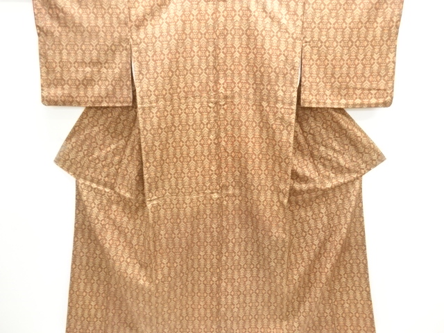 JAPANESE KIMONO / KOMON / ENSEMBLE / ABSTRACT FLOWER